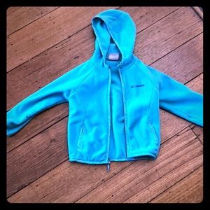 Columbia hooded 4t fleece jacket